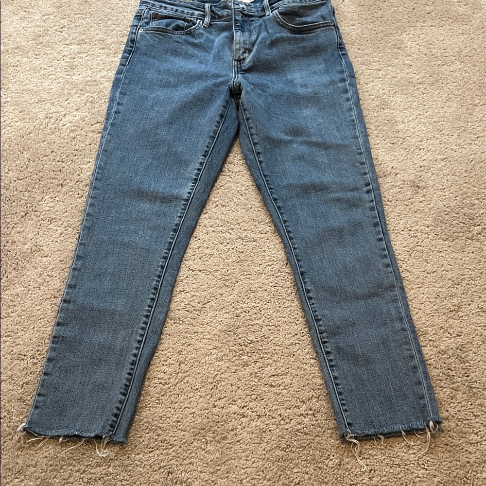 Levi's Blue Ankle Cropped Women's Jeans